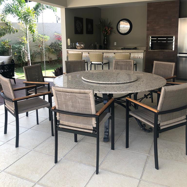 moveis em corda nautica para varanda gourmet