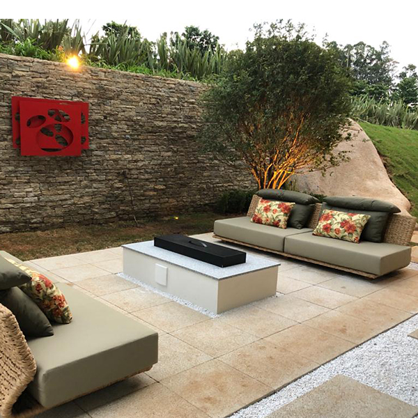 sofas para varanda gourmet