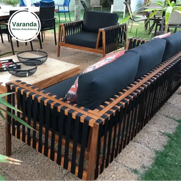 sofa em amdeira e corda nautica