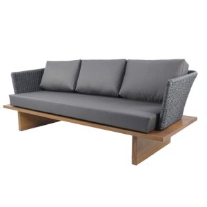 sofa em corda nautica com madeira